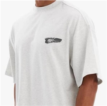 SPIDERKING夏季纯白T恤美式街头百搭短袖