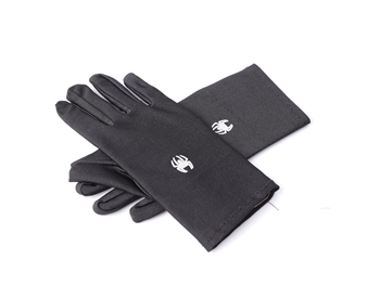 蜘蛛王黑色耐脏礼仪手套夏季防晒防滑劳保手套